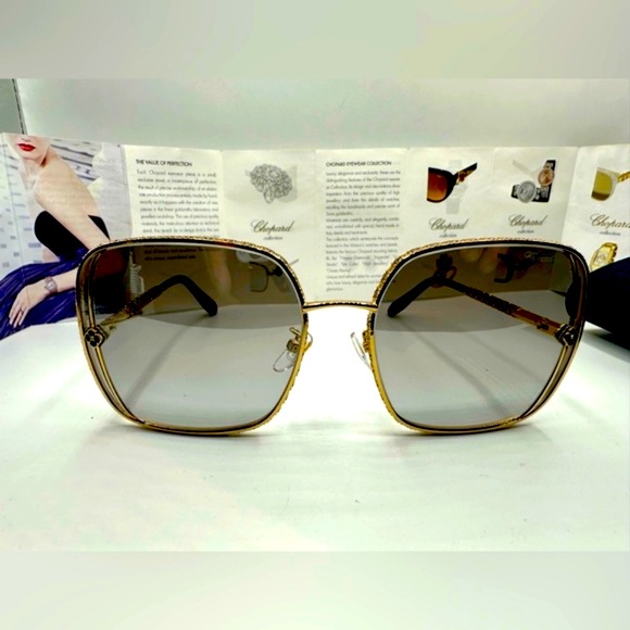 New! 👑CHOPARD IMPERIAL Sunglasses SCHG33S 2AMX, Authentic - Picture 10 of 16